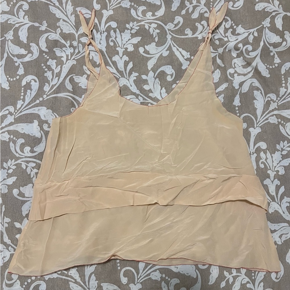 Club Monaco Tan Tiered Camisole, Top, Size: S